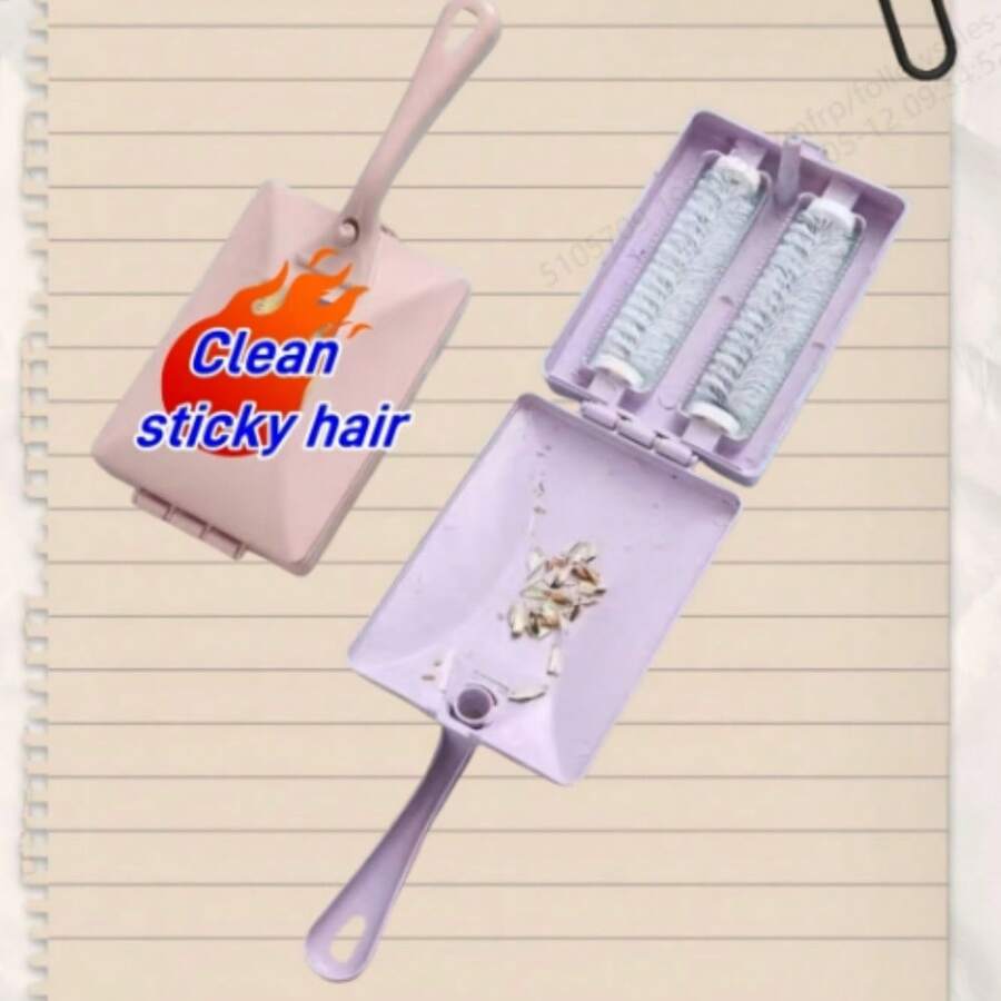 قطعة واحدة من فرشاة ناعمة مزدوجة للتنظيف من الغبار، ذات مقبض كبير لتنظيف السجاد والأريكة، مناسبة للملاءات والأثاث، سهلة الاستخدام، إعادة الاستخدام، مكنسة كهربائية، لا تحتاج إلى كهرباء، مقبض من البولي بروبلين، مثالية لغرفة المعيشة والنوم ، فرشاة ناعمة قابلة لإعادة الاستخدام | تصميم مقبض كبير | مقبض بلاستيكي متين ، فرشاة نظيفة للسجاد