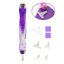 DIY Diamant Malerei Bohrstift Set, Farbverlauf Zweifarbiges Trichter Bohrschale, Acryl Dickgewinde Stift Set, Handgefertigte Diamant Stickerei Mosaik Dekoration Werkzeug Zubehör - Verschiedenfarbig - Übersicht 15