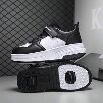 四季轮滑鞋，透气低帮运动鞋，适合青少年、学生、成人、情侣，时尚户外运动轮滑鞋，男女皆宜