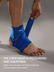 VBOSI 1 Piece Breathable Neoprene Adjusatble Ankle Support For Basketball Volleyball Running For Men Women Anklet Gym Accessories - Multicolor - View 7