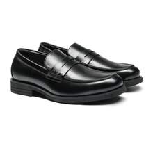 Men's Penny Loafers Slip-On Driving Shoes For Daily Classic & Concise Business Shoes - 黑色 - 查看 8