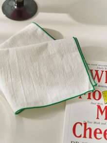 6/12/240件装复古欧式风格纯色防皱餐巾，40*40厘米，婚礼派对节日装饰桌布和餐巾 - 彩色 - 查看 10