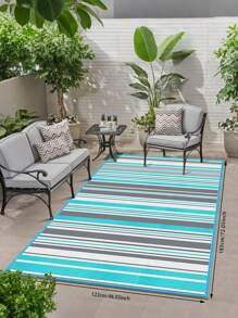 Tapete de plástico trançado para áreas externas, à prova d'água - Tapete para acampamento ao ar livre, caravana, tapete para varanda, deck, tapete para pátio, decoração de quintal, piqueniques, camping, jardim, volta às aulas