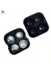 1pc Silicone Ice Ball Mold - Easy-Release & Heat-Resistant For Drinks & Desserts