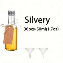 36/3pcs Plastic Liquor Bottles,Mini Empty Bottles,Multiple Colors And Sizes To Choose From, With Golden,Silvery And Black Screw Cap, Not Easy To Leak And Easy To Carry, Can Be Used For Weddings,Gatherings,Party,Birthday,Outdoor. ﻿