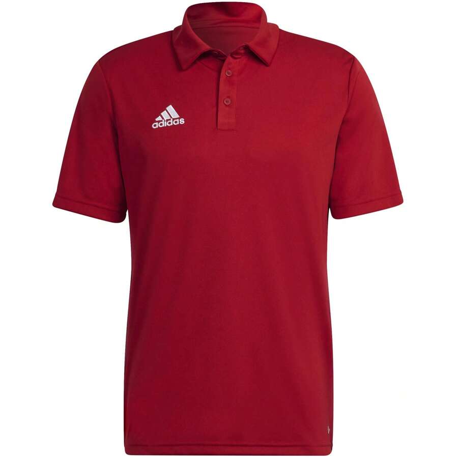 Adidas Entrada Polo - Red - View 1
