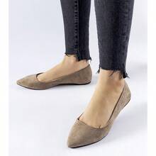 Ballerine a punta da donna versatili e alla moda, adatte per uso quotidiano - Castano - Visualizzare 2