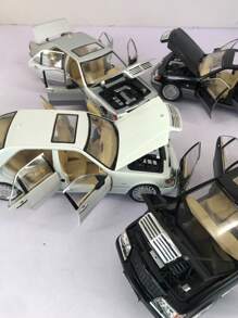ESCBBXX 1pc Zinc Alloy Die-Cast Car Model, 8.26"L X 2.95"W X 2.36"H, Realistic Appearance With Detailed Interior, Openable Doors & Hood, Rolling Wheels, Sound & Lights, Suitable As Children/Boys' Birthday, Holiday Gift, Toy Collectible,Back To School