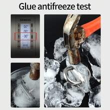 1/2pcs High Strength Industrial Adhesive Glue, Heat Resistant Welding Adhesive For Repairing Radiator, Plastic Pipe, Solar Panel, Sealing & Waterproof - Multicolor - View 4