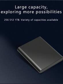 Disque SSD portable 30 To Original Disque dur USB3.1 Disque dur haute vitesse Type-C Disque SSD unicolore 30 To Disque SSD externe pour téléphone/ordinateur portable/PC