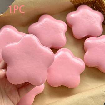 1pc Cute Realistic Star Shaped Squishy Bread Toy, Super Soft Slow Rebound High Aesthetic Stress Relief Toy, Suitable For Emotional Distress, Leisure Time, Also Can Be Used As Festival Gifts For Eid, Graduation, Birthday