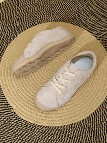 2025 Niche Casual Versatile Minimalist Fashion Comfortable Sneakers - Beige - View 9