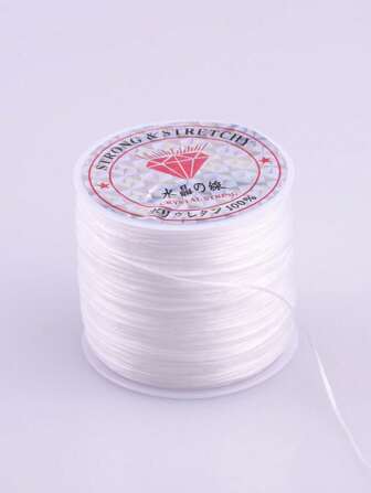 40 m Cordon élastique de 0,8 mm pour le DIY, fils élastiques pour bracelets, fils de cristal