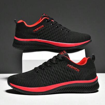 Mens Running Sport Lace Up Trainers Sneakers Walking Fitness Gym Fashion Shoes
