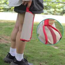 1 Pc Portable Stool Handbag Type Foldable Small Stool Creative Pocket Storable Fishing Stool Out Picnic Carry On Camping Chair Folding Stool ﻿