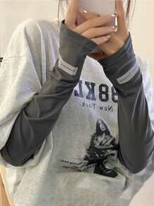 Odblaskowe rękawy przeciwsłoneczne z filtrem przeciwsłonecznym, unisexowe, do jazdy na rowerze na świeżym powietrzu, anty-UV, luźne mankiety rękawów