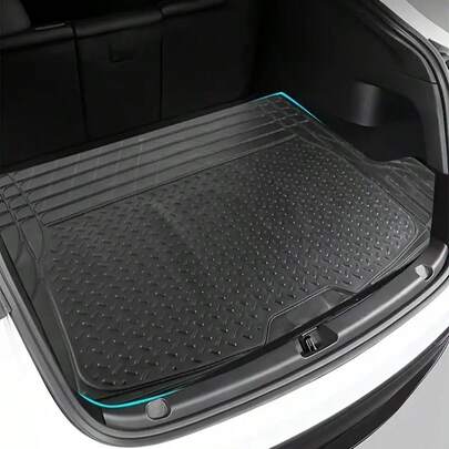 Car Trunk Mat PVC Waterproof Universal Mat Wear-Resistant Anti Slip Trunk Mat With Cuttable Design, Ideal For Car Interior Use