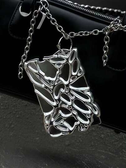 1个，银色，树脂，金属质感，造型，照片卡套，相册，照片保护卡套，适用尺寸：6.5*9.5厘米/2.56*3.74英寸，返校季照片