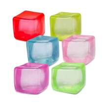 1/3/6 Piezas Cubos de presión de elevación lenta - Juguete antiestrés suave y elástico para adultos, juguete sensorial para aliviar la ansiedad ADD/ADHD, para estiramiento y manipulación, para oficina, hogar, aula (colores aleatorios)