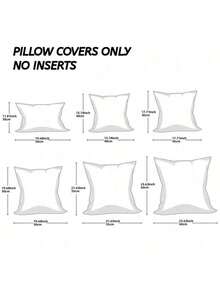 1pc Ultra Soft Chenille Pillowcase, Suitable For Living Room, Bedroom, Sofa Cushion - Black - View 2