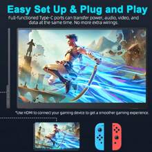 Uperfect Tragbarer montior 17,3" Gaming-Monitor – QHD 2K, 144Hz, IPS, 1000:1, 100% sRGB, VESA-kompatibel-1