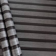 Papel tapiz a rayas negro y gris, adhesivo, impermeable, vinílico, papel de contacto DIY para decoración de paredes, unicolor para muebles, sala de estar, dormitorio, decoración del hogar, baño, decoración de baño, papel tapiz, cocina