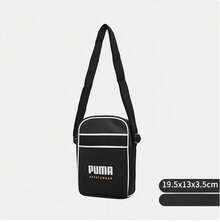 Puma 黑色時尚百搭斜背包單肩包運動背包休閒包 - 黑色 - 查看 1