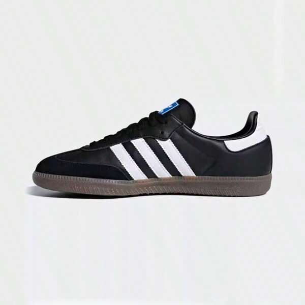 Adidas Tênis Adidas Samba Trefoil Preto Retro Sport Casual Masculino e Feminino, B75807