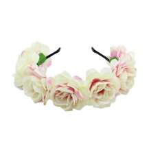 Korean - Inspired Bridal Michelia Hairband: Head Ornament For Women - Ideal Beach Headwear,Hair Accessories,Hair,Flower Hair Clip