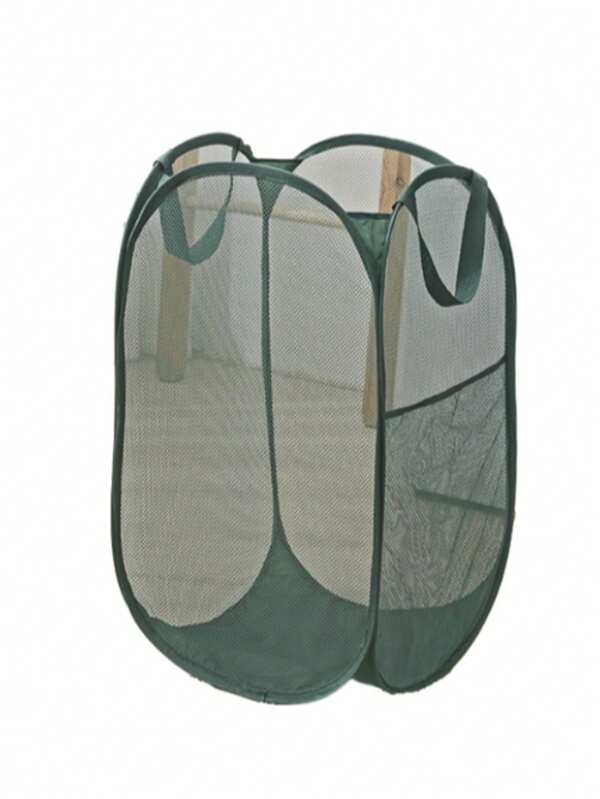 Large-Capacity Breathable Laundry Basket, Foldable Dirty Clothes Hamper, Household Storage Basket, Mesh Storage Basket, Clothes And Toys Hand-Held Storage Basket