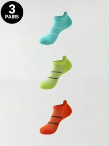 1/3/5/7双女士运动短袜纯色抗菌除臭高弹力透气船袜夏季跑步瑜伽健身轻便船袜短袜