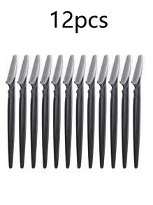 24pcs Multicolor Eyebrow Trimmer, Portable Eyebrow Shaver Razor Shaper Tool For Face Hair Removal, Grooming And Personal Care, Easy To Use Shaving And Depilating. Compact And Lightweight With A Protected Fine Shaver Head For Precise Trimming While Helping To Prevent Scratches And Cuts.