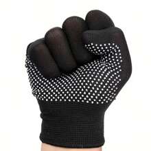 20pcs Nitrile Coated Gardening Gloves, Work Gloves, Non-Slip, Durable, Breathable Reusable, Gardening Driving Labor Protection Thin Coated Gloves, Reusable (Black, Blue)
