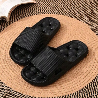 EVA Indoor Bathroom Slippers - Breathable, Anti-Slip, Odor-Resistant, Soft & Comfortable, Simple Solid Color, Lightweight, Unisex