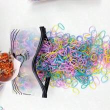 1 Pacote de Elásticos Coloridos Descartáveis na Moda, Faixas de Cabelo, Acessórios de Cabelo, Adequados para Presente de Meninas, Uso Diário, Mulheres, Acessórios de Cabelo para Festa, Acessórios de Cabelo para Vestir, Decoração Doméstica de Banheiro, Decoração de Outono, Acessórios de Cabelo de Volta às Aulas