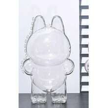 1pc Compatible With Labubu Transparent Protective Case Stand For Labubu Gen 2 Sit&Play, Party Protective Cover, Dust-Proof, Backpack Hanging Accessory, Holiday/Birthday Gift - Clear - View 6