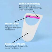 Women Mini Manual Razor - A Multifunctional Body Hair Removal Tool, Can Remove Various Types Of Hair On The Body. It Is An Essential Personal Care Item And Travel Necessity