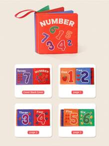 6pcs Tear-Resistant Cloth Books, Fruit & Animal Cognitive Toys, Promote Early Learning & Cognitive Development, Christmas, Birthday, Thanksgiving Gift, Doctor Toy Set, Baby Sensory Books, Baby Toys, Baby Cloth Books, Baby Cognitive Books