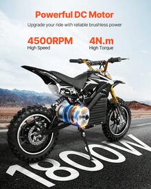 1800W Electric Brushless DC Motor Kit - 48V 4500rpm Motor With Upgraded Speed Controller, Throttle Grip Kit For Go Karts E-Bike Motorcycle Scooter - 1800w 48V 4500rpm 與 wiring harness - 查看 2