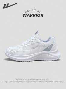 WARRIOR 1 par Nuevos zapatos para correr de la serie Warrior para mujeres, verano 2025, de corte bajo con cordones delanteros, Top transpirable, suela ultraligera y suave, versátil y cómodo, apto para trotar al aire libre, entrenamiento, uso diario y campus
