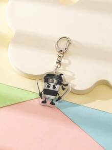 1 Pc Acrylic Strange Italian Silly Animal Shan Hai Jing TungTungTungTung Sahur/Tralalero Tralala/Lirili Larlla/Bombardiro Ctocodilo/Boneca Ambalam//Brr Brr Patapim Character Style Theme Keychain Pendant Backpack Ornament/Bag Accessories/School Bag Accessories/Purse Pendant/Friend's Gifts