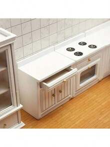 1:12比例迷你娃娃屋厨房玩具，打造独特时尚的微观世界，提升氛围。迷你过家家食物模型，适合装饰、收藏，也可作为返校、圣诞节或生日礼物送给亲朋好友和同学。 - 彩色 - 查看 1