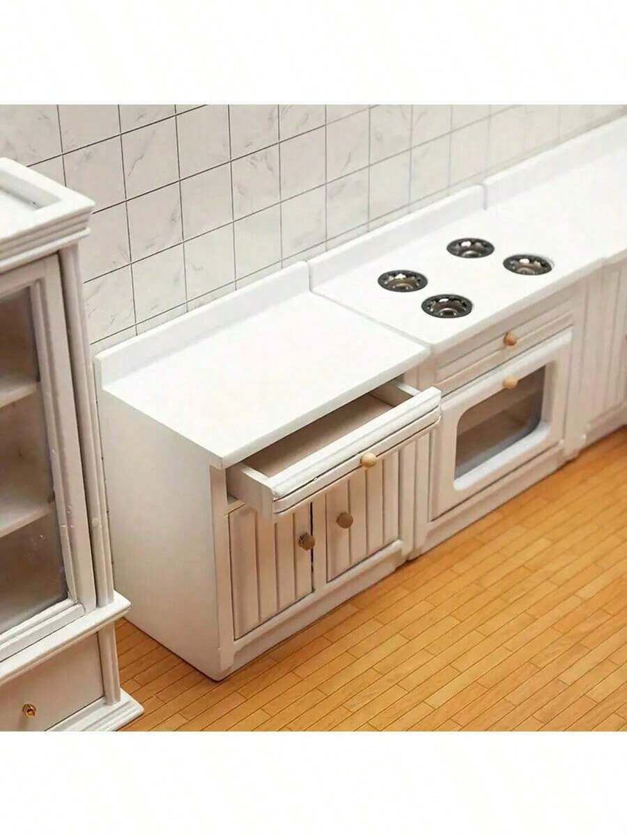 1:12比例迷你娃娃屋厨房玩具，打造独特时尚的微观世界，提升氛围。迷你过家家食物模型，适合装饰、收藏，也可作为返校、圣诞节或生日礼物送给亲朋好友和同学。 - 彩色 - 查看 1