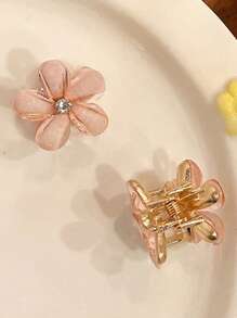 8/12pcs Delicate Flower Mini Small Hair Clips, Sweet Side Bangs Hair Clips Hairpins Hair Accessories