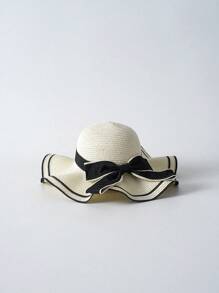 Tropiscape 1pc Multicolor Women's Sun Hat For Summer, Travel, Beach, Vacation With Wide Brim & Uv Protection; Classic, Stylish, Personalized 2024 New Model For Traveling, Hiking, & Outdoor Activities Boho Beach Autumn Christmas Christmas Winter Christmas Gifts