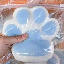 1 件硅胶猫爪玩具，葡萄纹理，慢回弹，耐用，缓解儿童/成人压力，非常适合儿童/成人玩耍，节日/万圣节/圣诞节礼物，有绿色、紫色、橙色、蓝色、粉色可选 - 彩色 - 查看 3