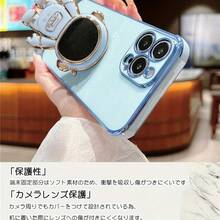 アイフォーン16、16e、16 Pro、Max、Plus、15、14、13、12シリーズ用宇宙飛行士直立スタンド、軽量超薄型電気メッキ加工、iPhoneX/XS、XR、XS Max、7/8SEシリーズ対応のスマートフォン向けファッショナブルでかわいいケースカバー - 緑 - チェックする 2