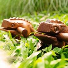 Frog Guiro Rasp - Small Instrument Musical Wooden Percussion Wood Block Instrument Of Frog Noise Maker And Cool Music Gifts Ideas Funny Weird Instruments For Adults Made From Nature Wood - 1pc - View 8