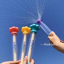 Summer Water Blaster Gun - Large Summer Fireworks Water Gun - Portable Multifunctional Water Spray Toy Suitable For Backyard, Garden, Party Outdoor Sprinkler | Durable Back Splash Spray Toy With Even Water Distribution | Perfect For Backyard, Pool & Outdoor Parties (Pink/Purple/Blue)
