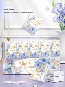 30 Packs Of Portable Handkerchiefs Made Of Natural Wood, Small Bags Of Thin Paper, 3 Layers Of Pocket Thin Paper, Cute Personal Face Towel Bag, Suitable For Wedding Party Gifts. High Quality Facial Care, Mother's Day Super Grateful Gift For Family, Romantic Gift,Saudi Arabia's National Day